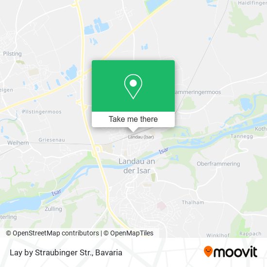 Карта Lay by Straubinger Str.