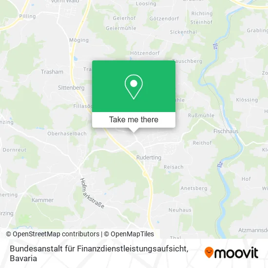 Карта Bundesanstalt für Finanzdienstleistungsaufsicht