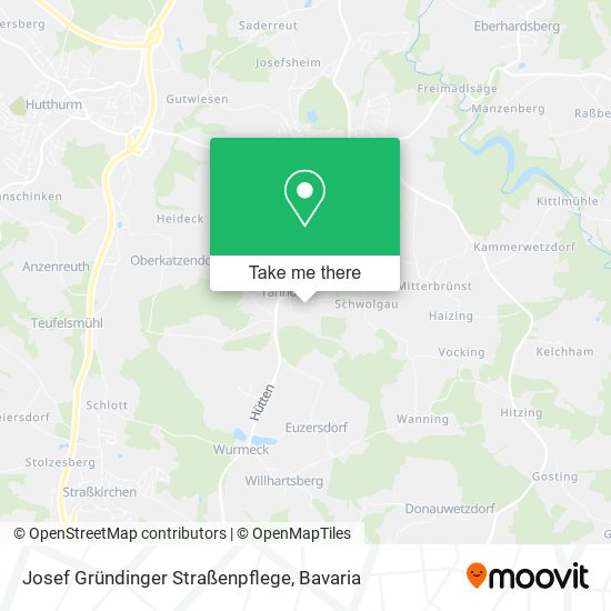 Josef Gründinger Straßenpflege map