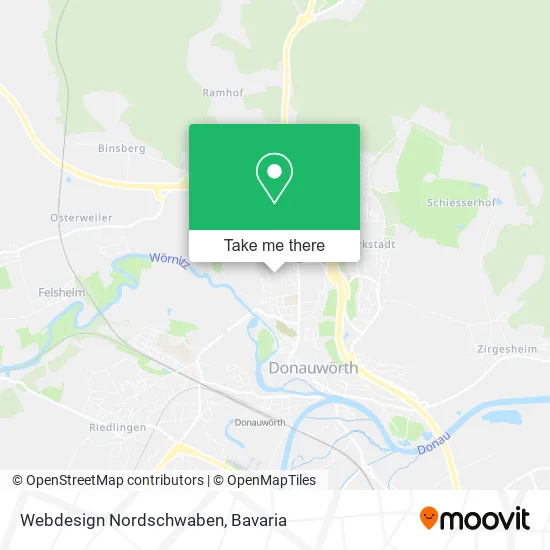 Карта Webdesign Nordschwaben