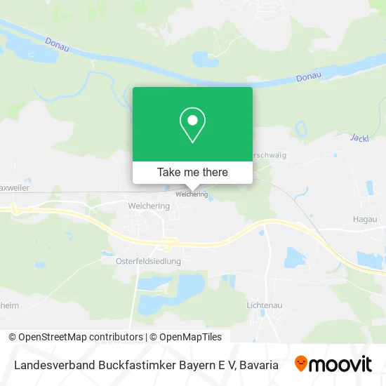 Карта Landesverband Buckfastimker Bayern E V