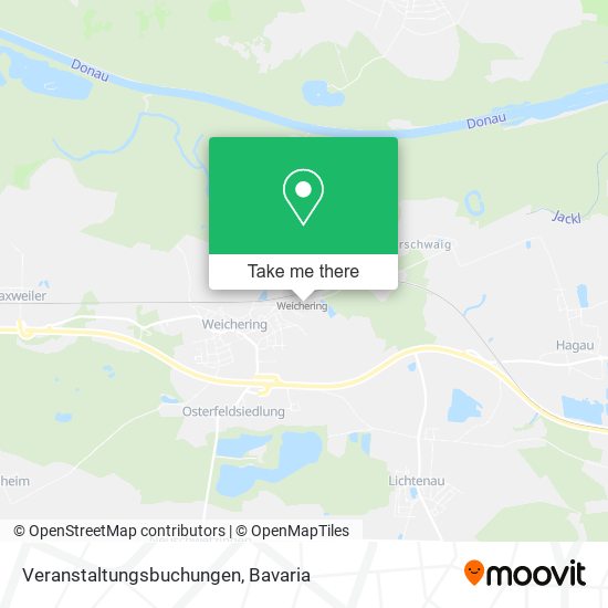 Veranstaltungsbuchungen map