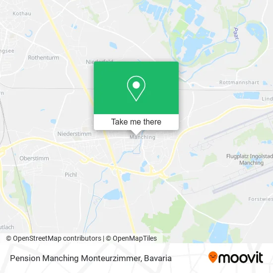 Карта Pension Manching Monteurzimmer