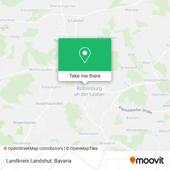 Карта Landkreis Landshut
