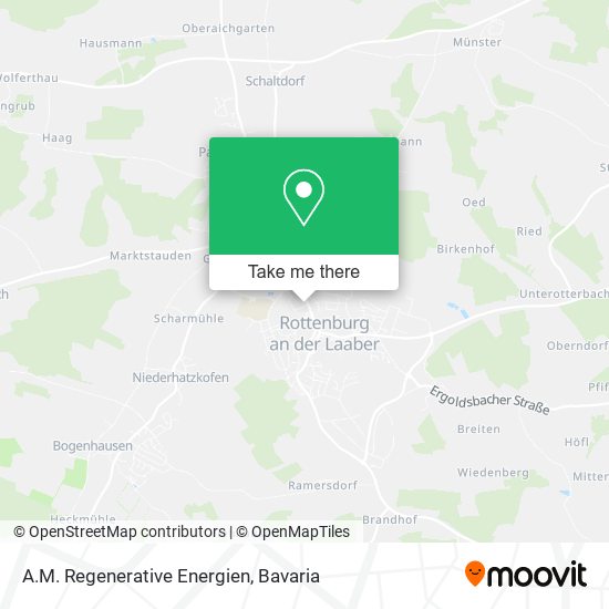 A.M. Regenerative Energien map