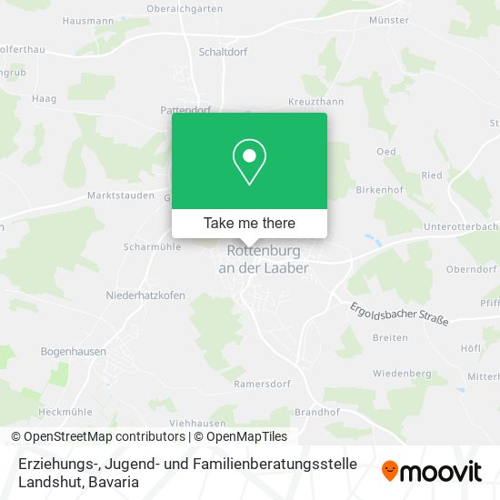 Erziehungs-, Jugend- und Familienberatungsstelle Landshut map