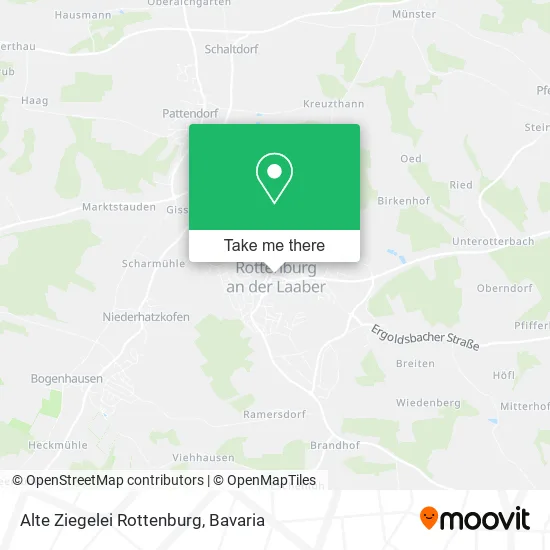 Карта Alte Ziegelei Rottenburg
