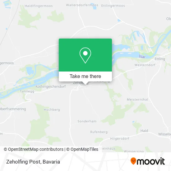 Карта Zeholfing Post