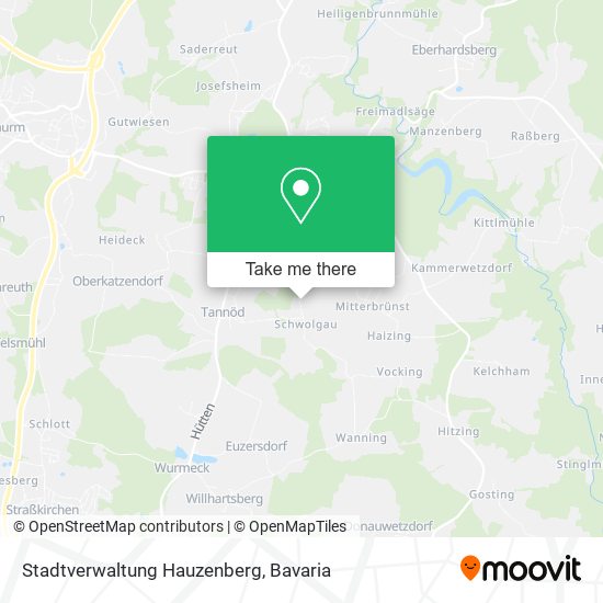 Stadtverwaltung Hauzenberg map