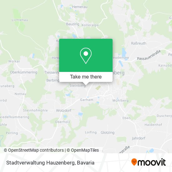 Stadtverwaltung Hauzenberg map
