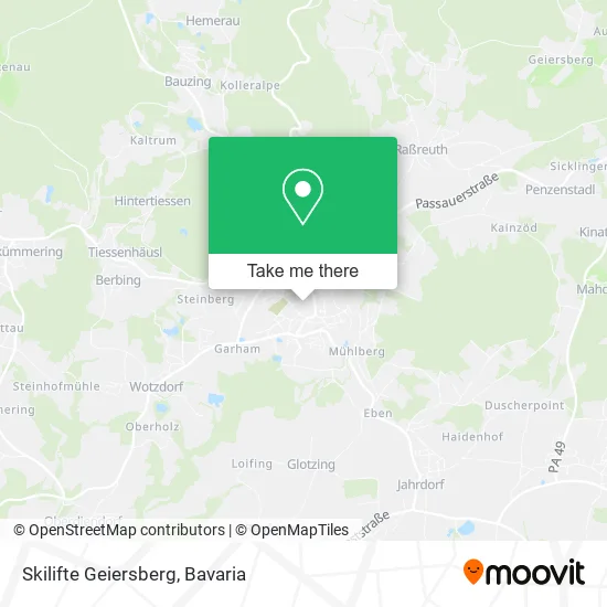 Skilifte Geiersberg map