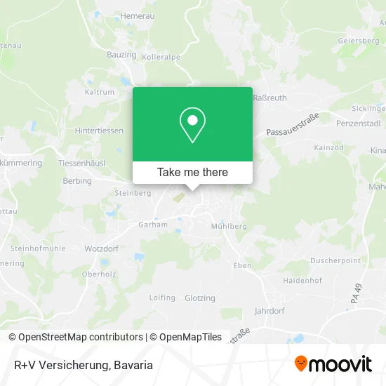 R+V Versicherung map