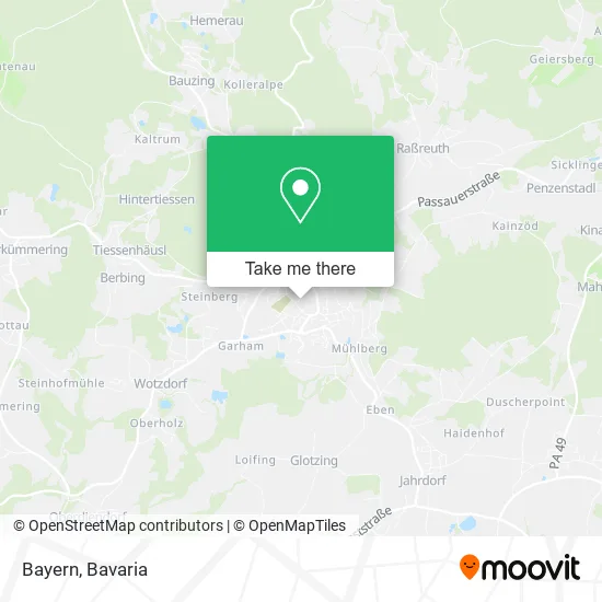 Карта Bayern