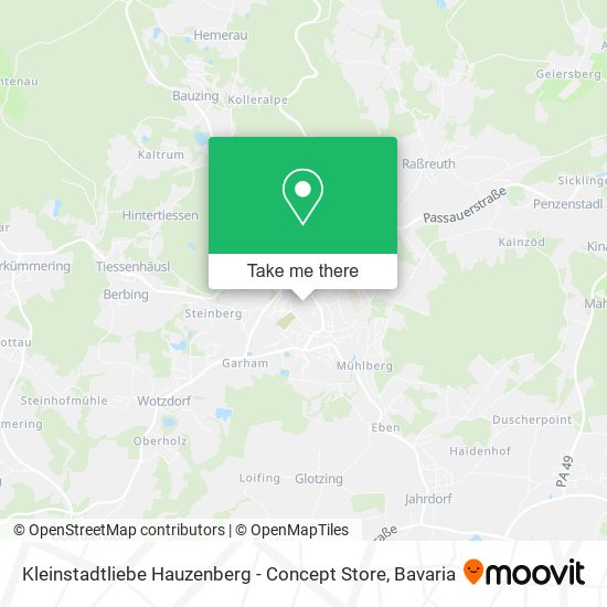 Kleinstadtliebe Hauzenberg - Concept Store map