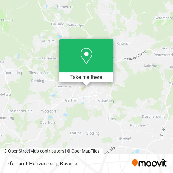 Карта Pfarramt Hauzenberg