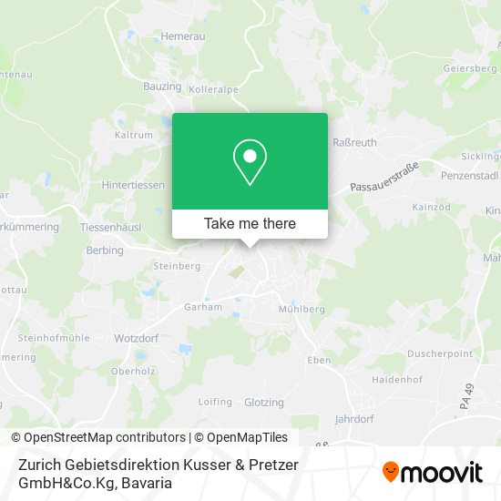 Zurich Gebietsdirektion Kusser & Pretzer GmbH&Co.Kg map