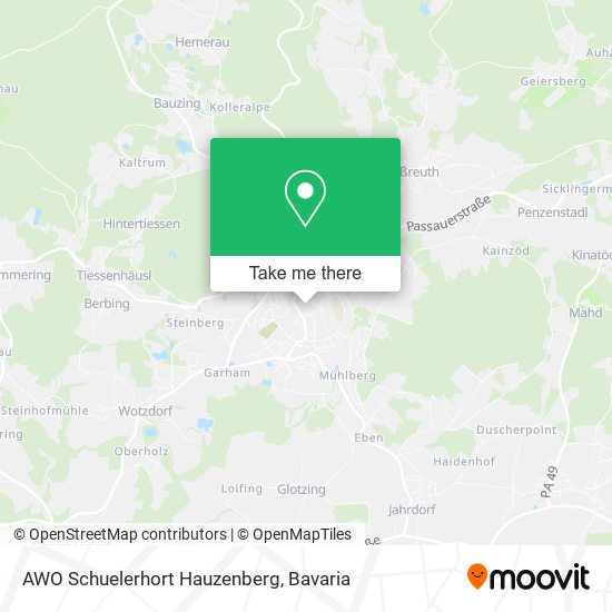 AWO Schuelerhort Hauzenberg map
