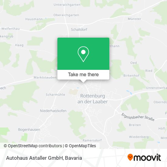 Autohaus Astaller GmbH map
