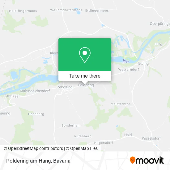 Карта Poldering am Hang