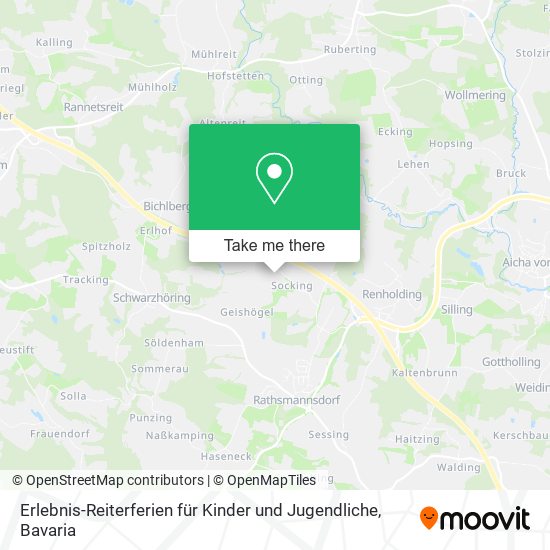 Erlebnis-Reiterferien für Kinder und Jugendliche map