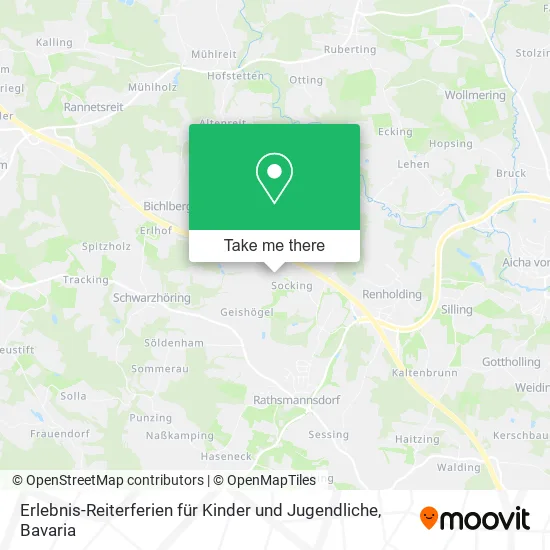 Карта Erlebnis-Reiterferien für Kinder und Jugendliche
