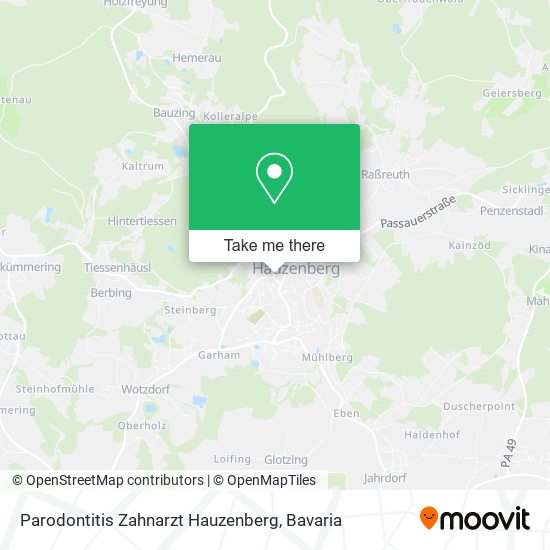 Parodontitis Zahnarzt Hauzenberg map