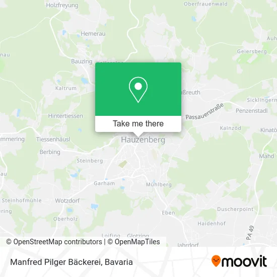 Карта Manfred Pilger Bäckerei