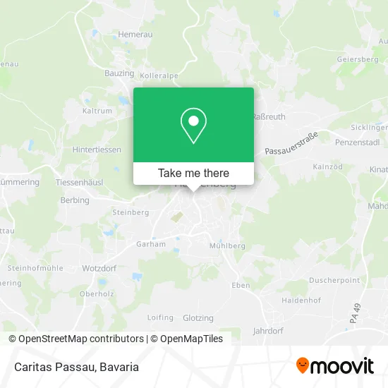 Карта Caritas Passau