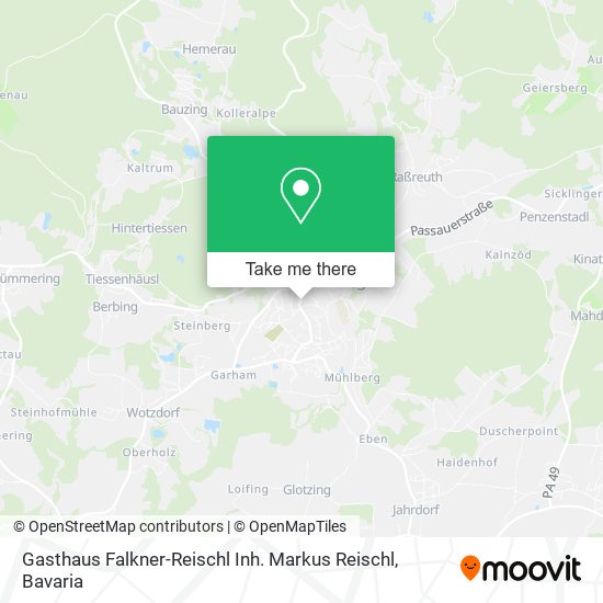 Gasthaus Falkner-Reischl Inh. Markus Reischl map