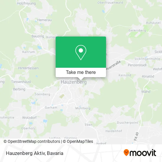 Карта Hauzenberg Aktiv