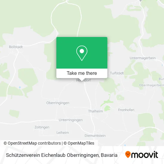 Карта Schützenverein Eichenlaub Oberringingen