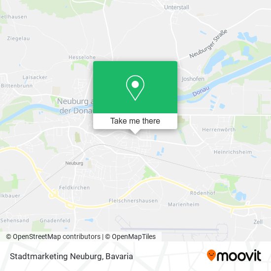 Stadtmarketing Neuburg map