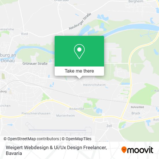 Weigert Webdesign & Ui / Ux Design Freelancer map