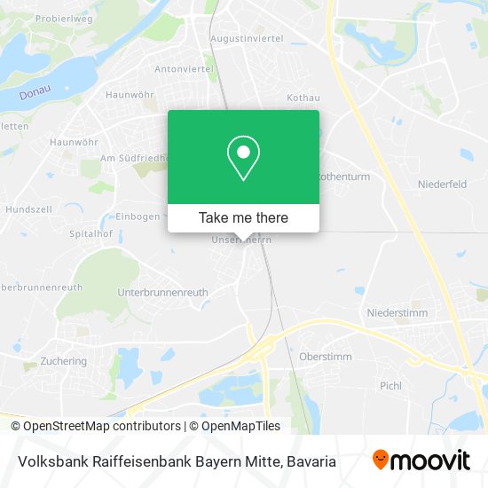Volksbank Raiffeisenbank Bayern Mitte map