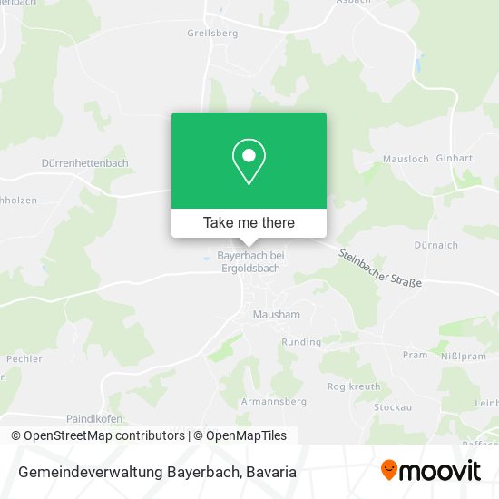 Gemeindeverwaltung Bayerbach map