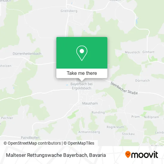 Карта Malteser Rettungswache Bayerbach