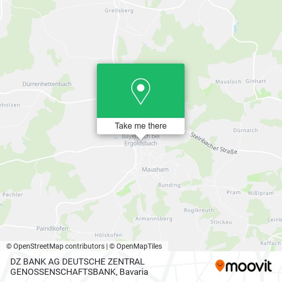 DZ BANK AG DEUTSCHE ZENTRAL GENOSSENSCHAFTSBANK map