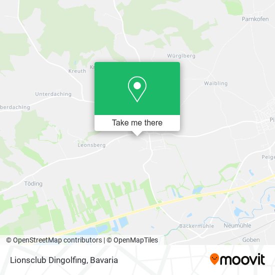 Карта Lionsclub Dingolfing