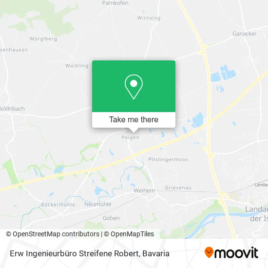 Карта Erw Ingenieurbüro Streifene Robert