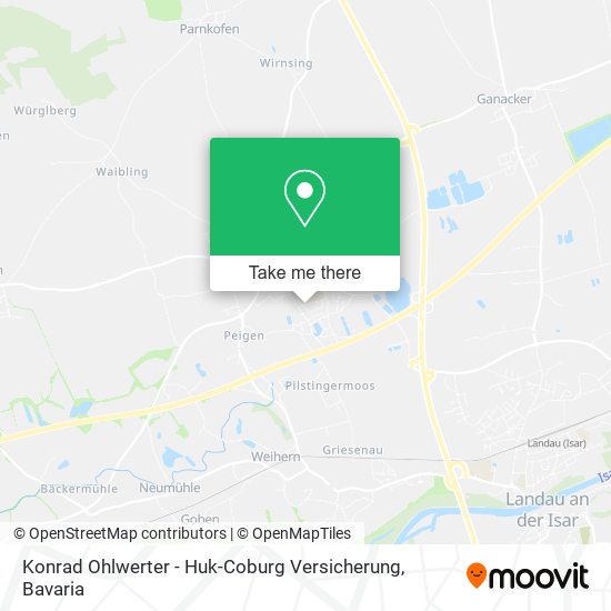 Konrad Ohlwerter - Huk-Coburg Versicherung map