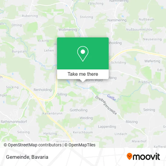 Карта Gemeinde