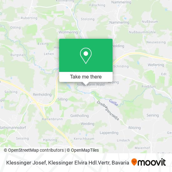 Карта Klessinger Josef, Klessinger Elvira Hdl.Vertr