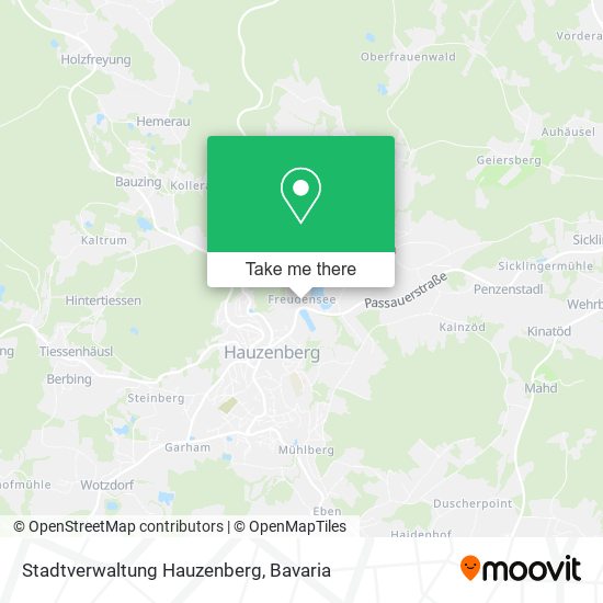 Stadtverwaltung Hauzenberg map