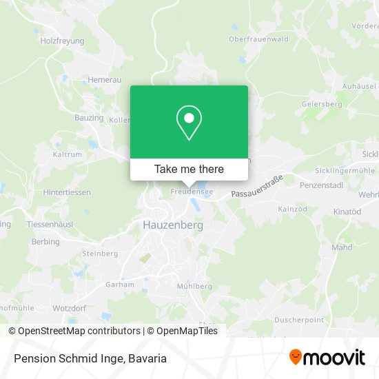 Pension Schmid Inge map