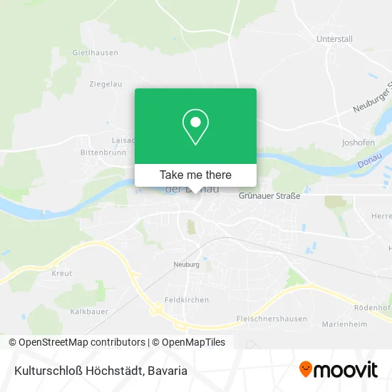 Карта Kulturschloß Höchstädt