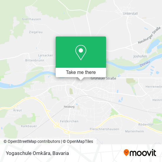 Yogaschule Omkāra map