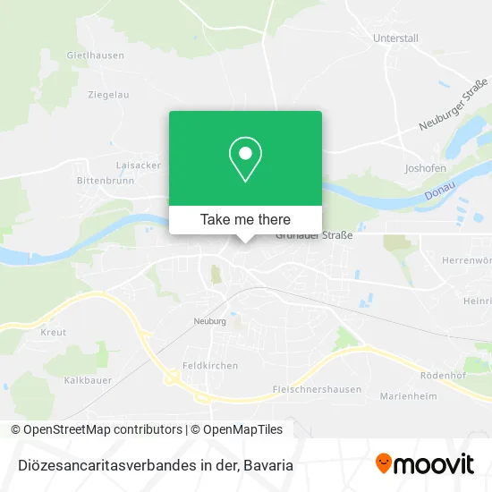 Карта Diözesancaritasverbandes in der