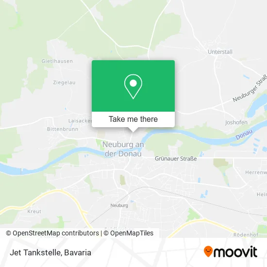 Карта Jet Tankstelle