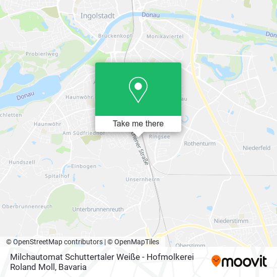 Milchautomat Schuttertaler Weiße - Hofmolkerei Roland Moll map