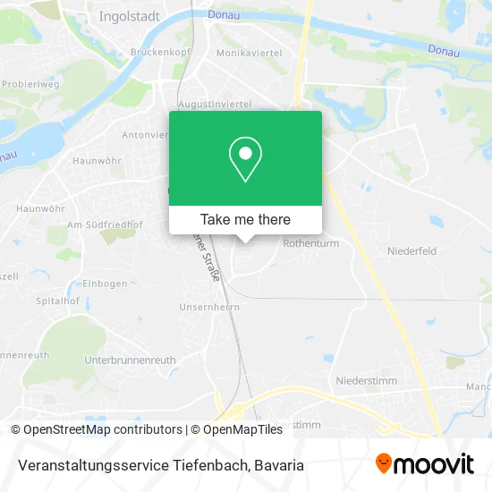 Карта Veranstaltungsservice Tiefenbach